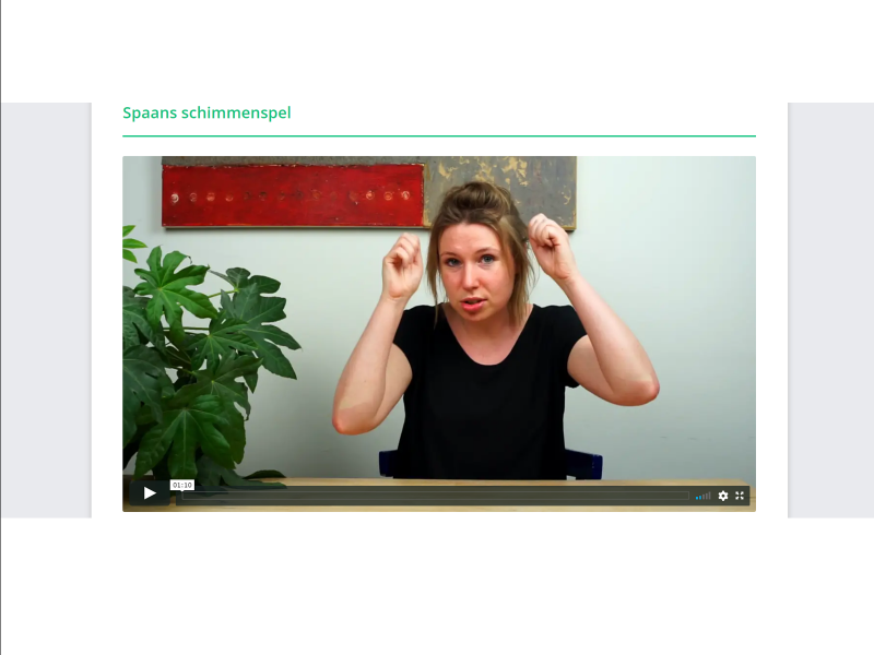 Dramales geven - voorbeeld 2 Dramales geven - voorbeeld 2