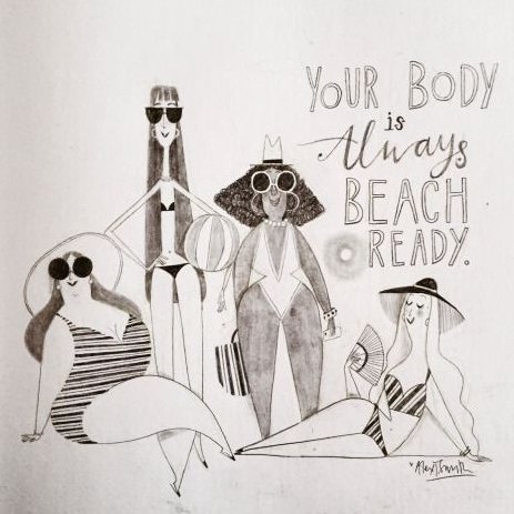 Beach ready beach-ready