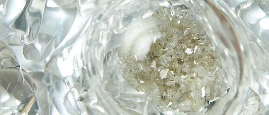 VitaJuwel ViA fles 'Diamonds' VitaJuwel ViA fles 'Diamonds' met Diamant (ongeslepen), Bergkristal