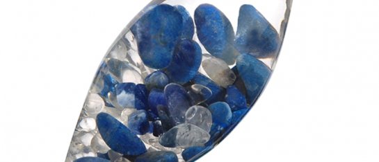 VitaJuwel Phiol 'Balance' VitaJuwel Phiol 'Balance' met Sodaliet, Calchedon, Bergkristal