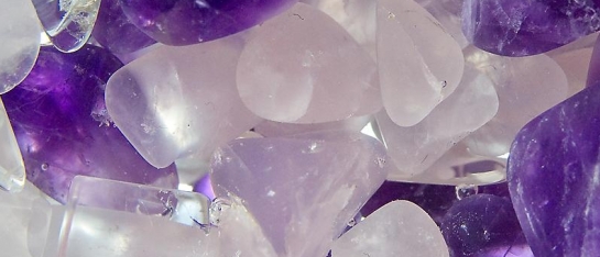 VitaJuwel ViA fles 'Wellness' VitaJuwel ViA fles 'Wellness' met Amethist, Rozenkwarts, Bergkristal