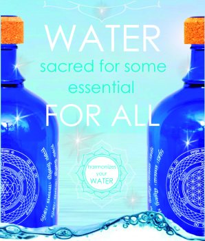 DEVI waterkaraf 2 liter met Flower of Life of Sri Yantri DEVI waterkaraf 2 liter met Flower of Life of Sri Yantri