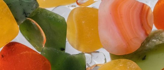 VitaJuwel ViA fles 'Happiness' VitaJuwel ViA fles 'Happiness' met Jade, Carneool, Oranje calciet, Bergkristal