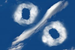 Indexeringspercentage alimentatie 2019 wolken die percentageteken aangeven alimentatie