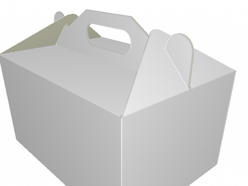 Draagdoos draagdoos, doos met handvat, cosmeticaverpakking