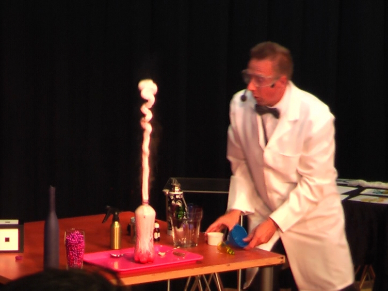 Een show met magic en wetenschap