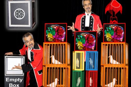 goocheltruc toneel goocheltrucs voor op het toneel of centrale act