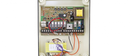 controlbox met printplaat voor ondergrondse SuperJack poortopener