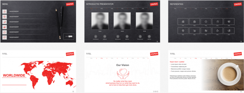 Corporate presentatie Staples - PPT Solutions Corporate presentatie Staples - PPT Solutions