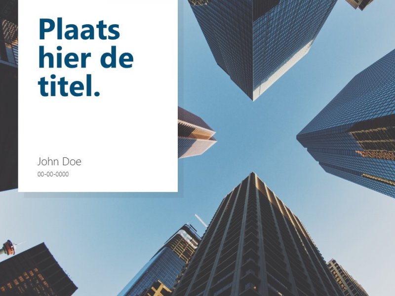 Titelslide - PowerPoint slidebibliotheek Titelslide - PowerPoint slidebibliotheek