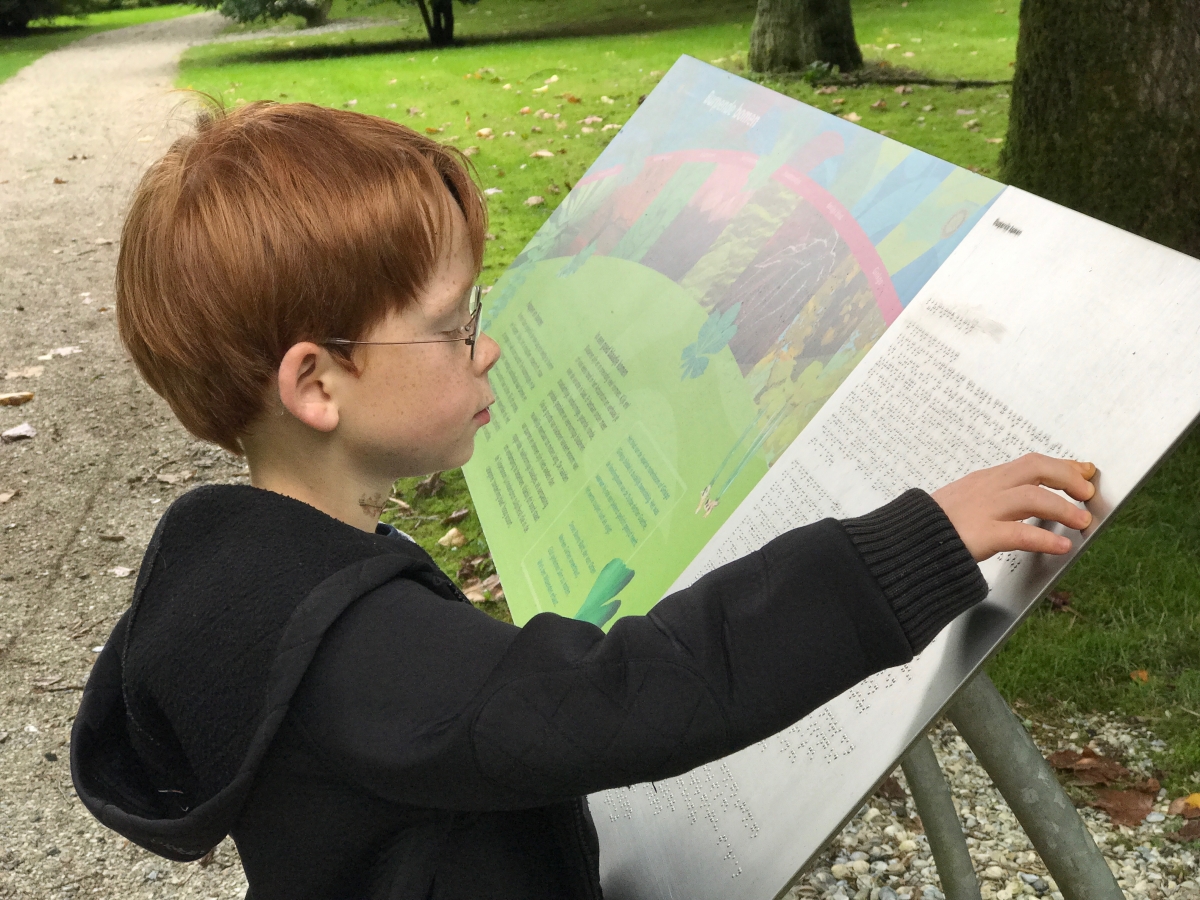 Infoborden Reiger infoborden informatiepaneel informatiebord braille blinden