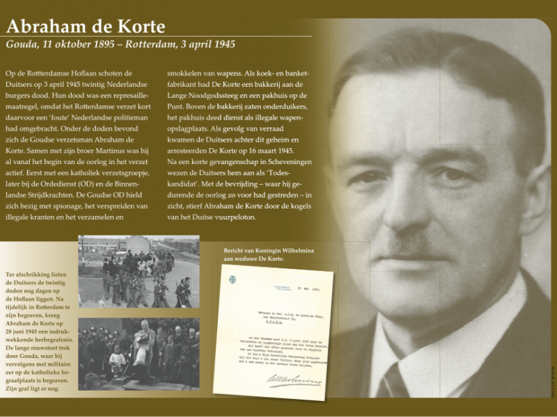 staande informatiepanelen verzetsstrijders Gemeente Gouda staande informatiepanelen verzetsstrijders Gemeente Gouda