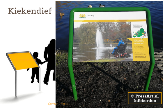 Informatiebord voor minder validen Informatiebord voor minder validen