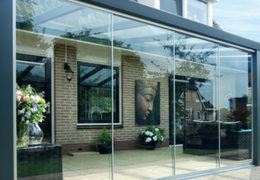 Glazen schuifwand Doe-Het-Zelf 3 x 2,2 meter Actieprijs voor glazen schuifwand Doe-Het-Zelf 3 x 2,2 meter