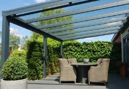 glazen veranda nice en easy 5 x 3 meter doe-het-zelf en gratis thuisbezorging