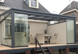 polycarbonaat tuinkamer nice en easy 4 x 3 meter doe-het-zelf en gratis thuisbezorging