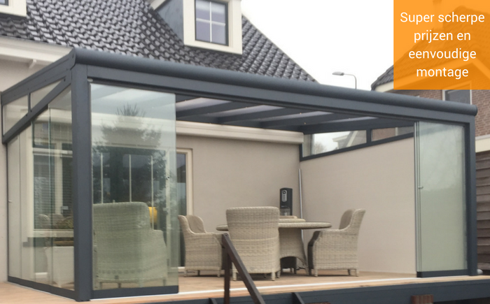 Tuinkamer nice en easy Eenvoudig te monteren tuinkamer van Prima Veranda