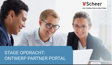 Stageopdracht Partner Portaal Stagiaire opdracht Portaal Ontwikkelaar