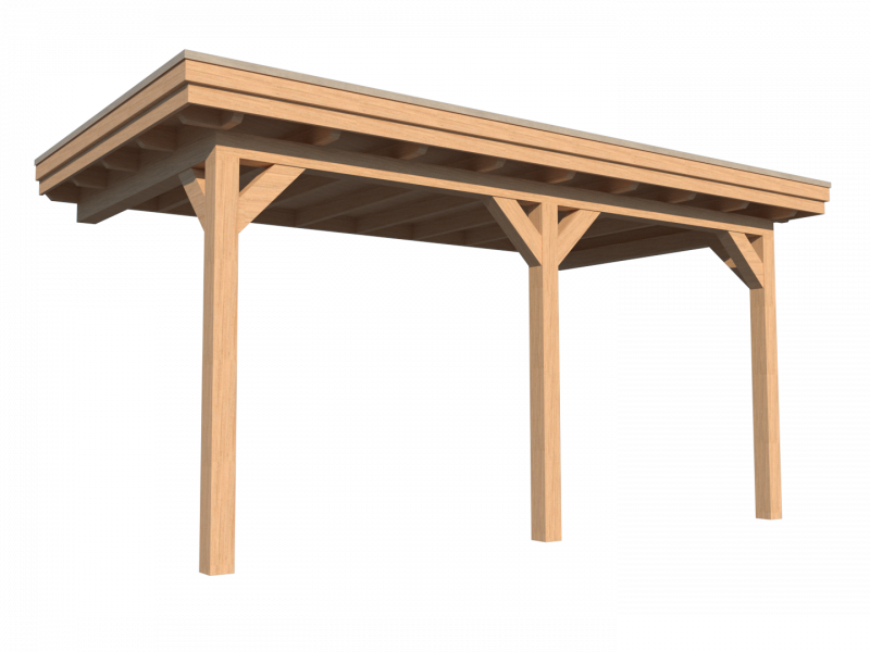 Overkapping muuraanbouw klassiek Overkapping muuraanbouw klassiek