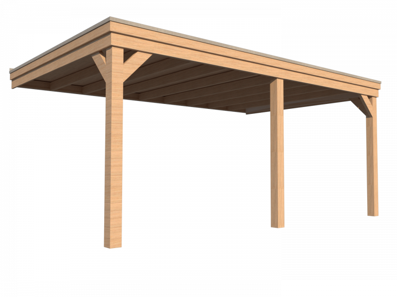 Overkapping muuraanbouw modern Overkapping muuraanbouw modern