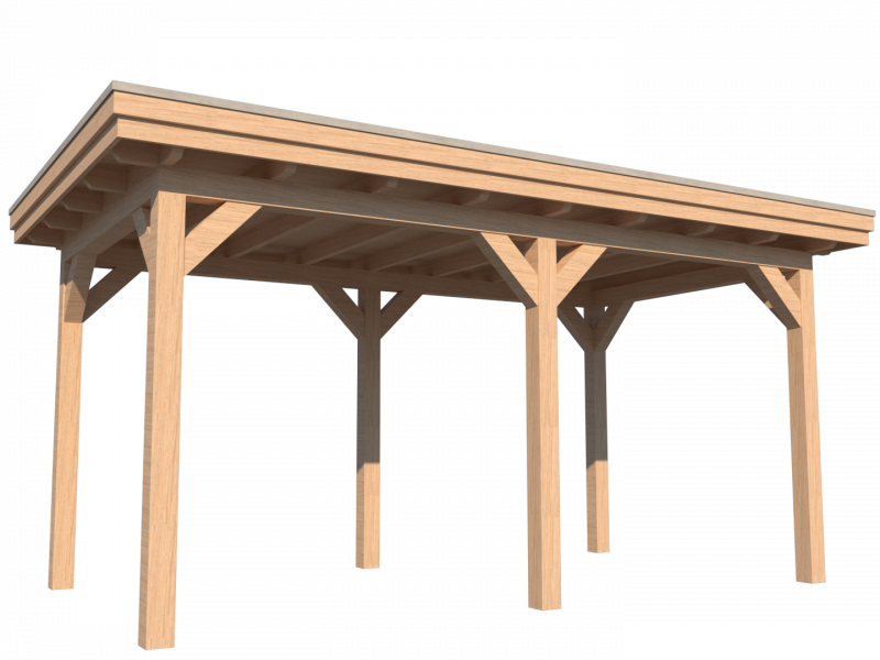 Overkapping vrijstaand klassiek Overkapping vrijstaand klassiek