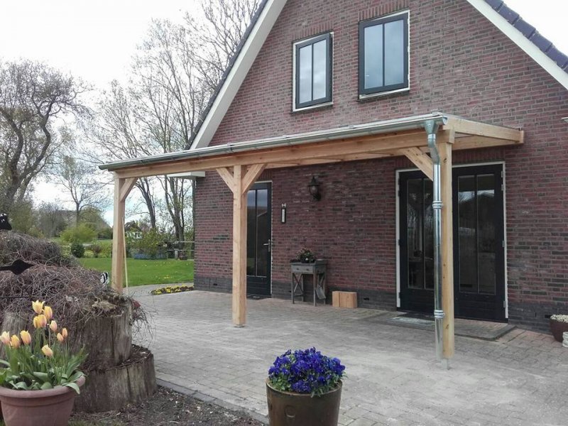 Douglas Veranda zinken gootsysteem Douglas Veranda zinken gootsysteem