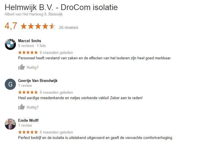 Spouwmuurisolatie ervaringen Spouwmuurisolatie ervaringen