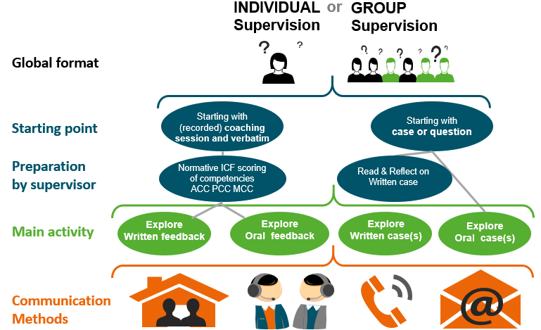 Formats of Coach Supervision Coach Supervision Formats