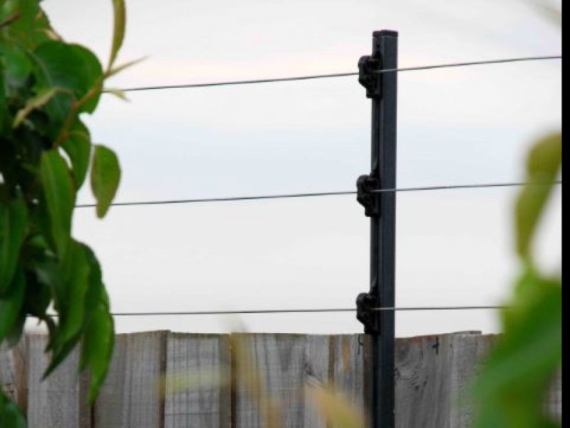 Schrikdraad wordt ook gebruikt om ongewenste toegang tot uw tuin voorkomen