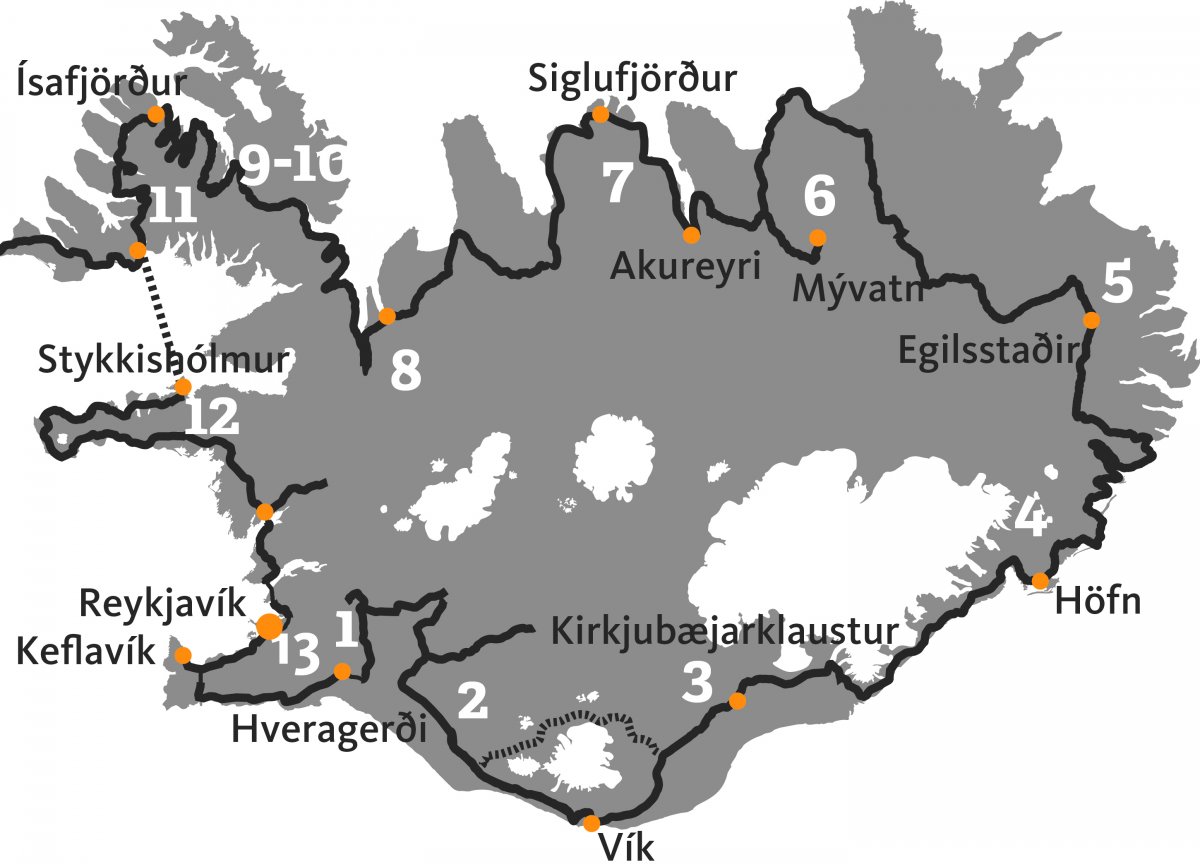 IJsland in al zijn glorie - 14 d Travel2iceland.be Rondreis met huurauto