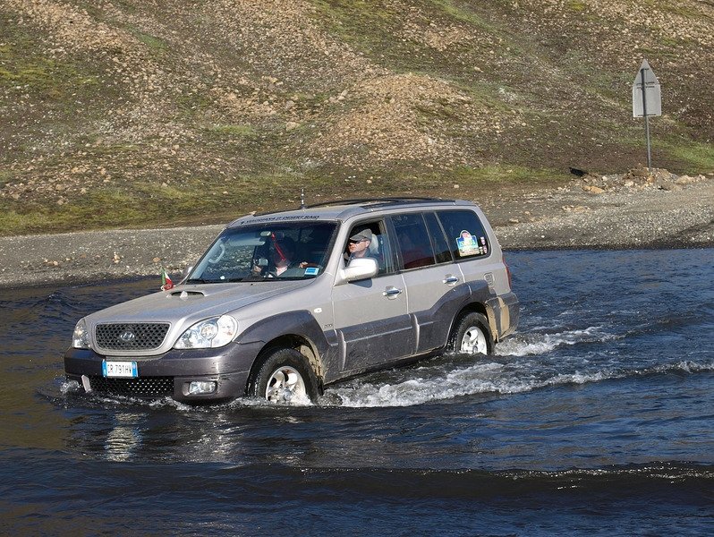 F wegen = geen bruggen wel waadplaatsen tracks door ijsland