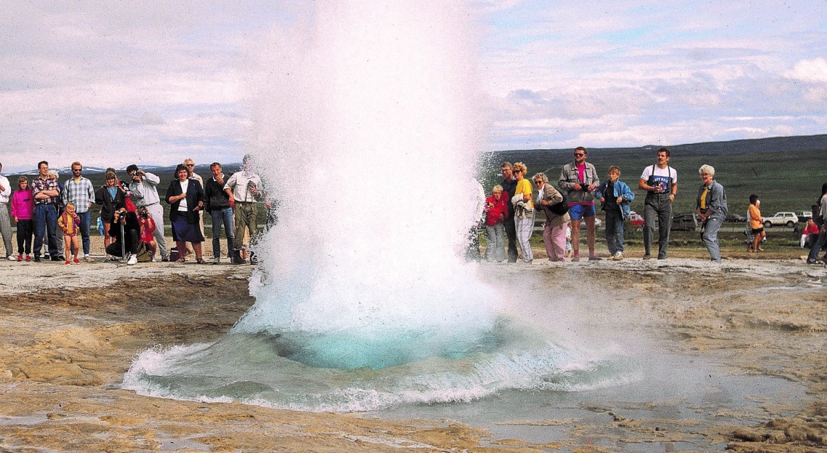 Geysir, Strokur in eruptie Golden Circle rondreis per huurauto
