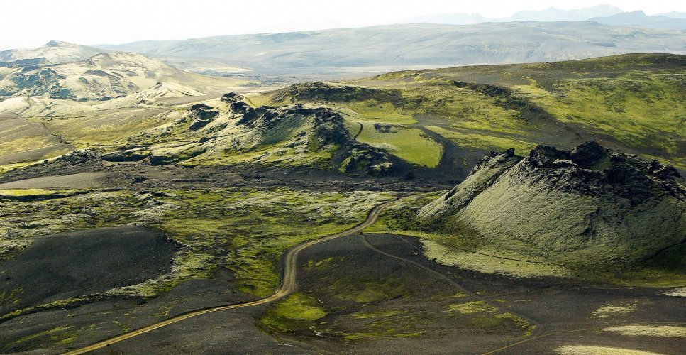 Laki kraters of Lakagigar