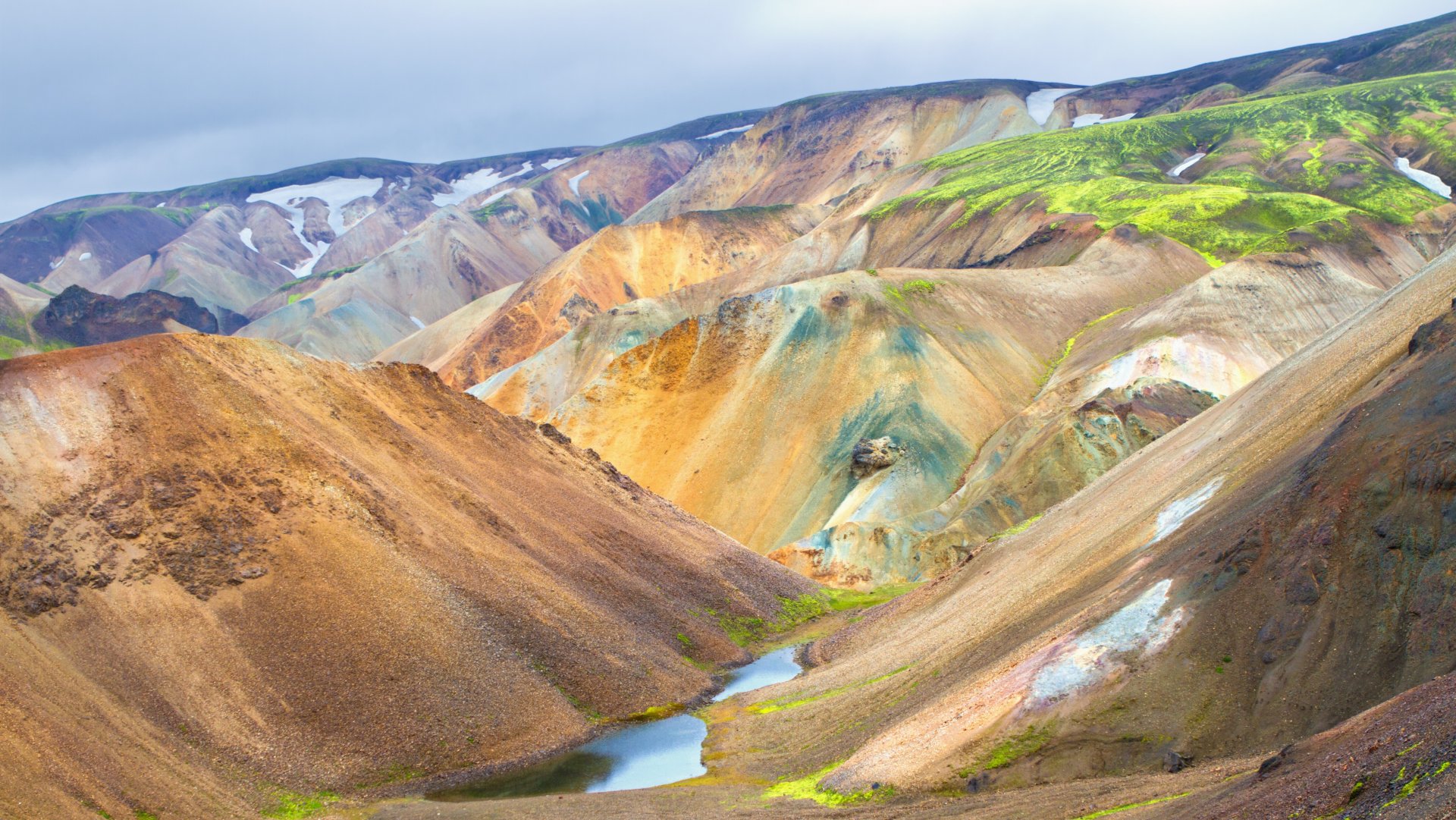 Ryolietbergen in Landmannalaugar