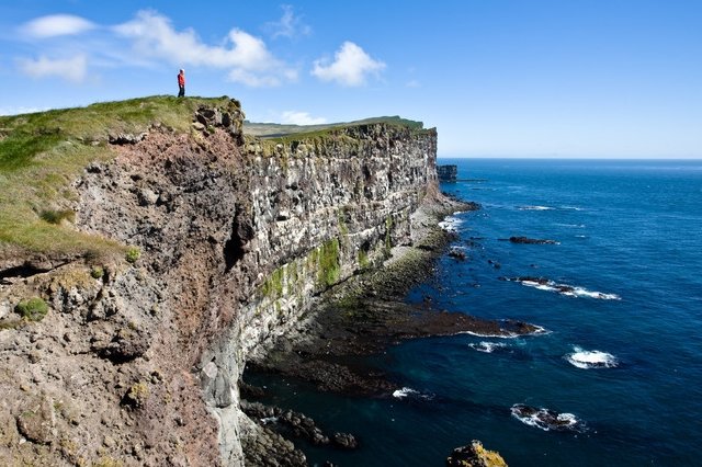 Latrabjarg kliffen Ijsand West Forden autorondreis