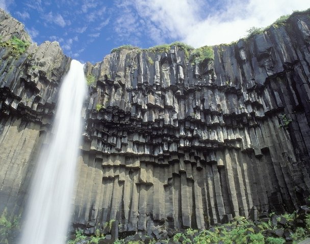 Svartifoss - Skaftafell Per auto ijsland rondreizen