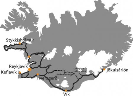 7 dagen rondreis per huurauto Zuid en West IJsland