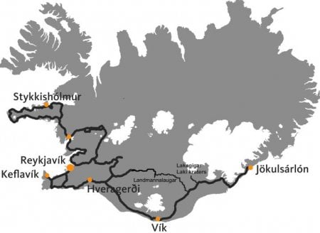 Ijsland reis per 4x4 vallei van Thorsmork lanmannalaugar laki kraters