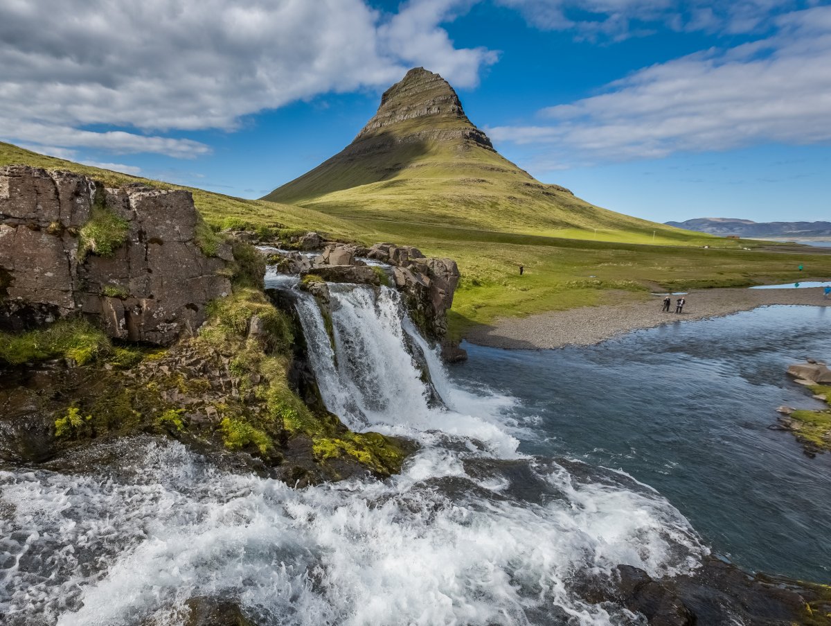 Kirkjufell  Aurorondreis 7 dagen Zuid en West Ijsland