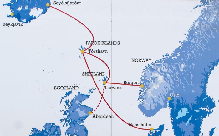 Per boot naar IJsland Hoe naar IJsland reizen