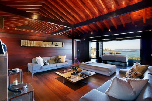 Relax in de ruime woonkamers van Villa Auburn Villa Auburn in Kaapstad | Exclusive Culitravel