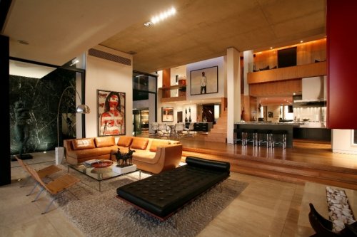 Relax in de ruime woonkamers van Villa Qala Villa Qala in Kaapstad | Exclusive Culitravel