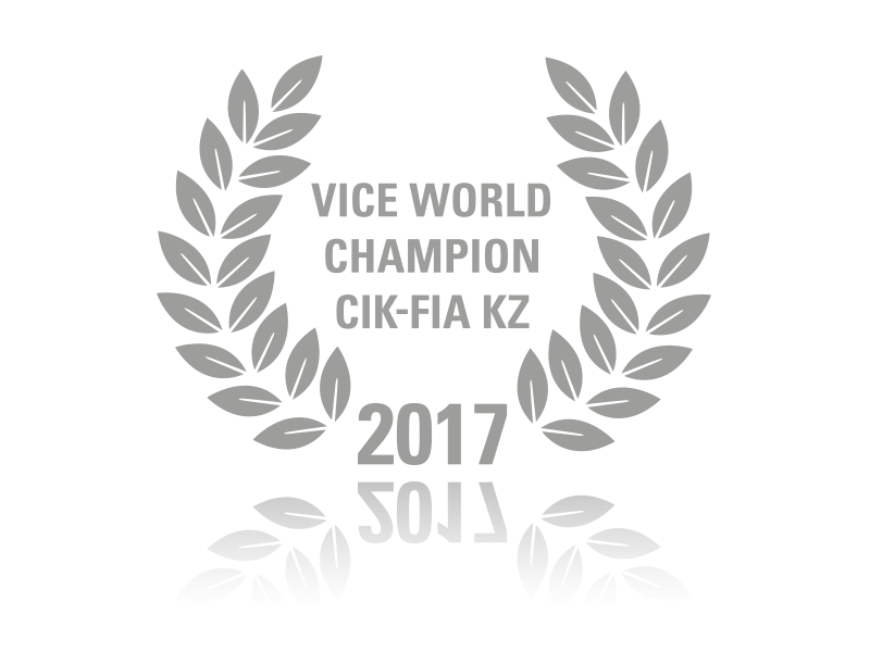 Vice World Champion CIK-FIA KZ 2017