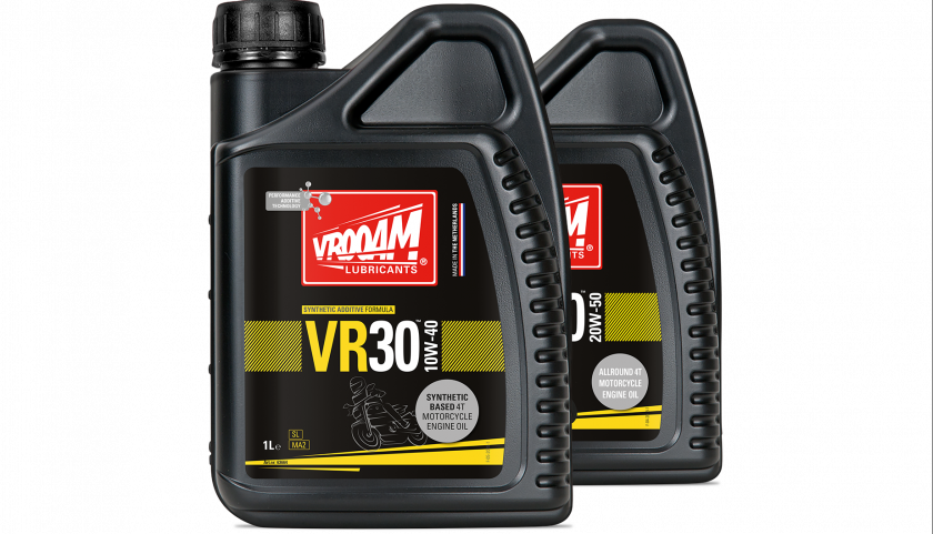 VROOAM 100% synthetic motorcycle engine oil