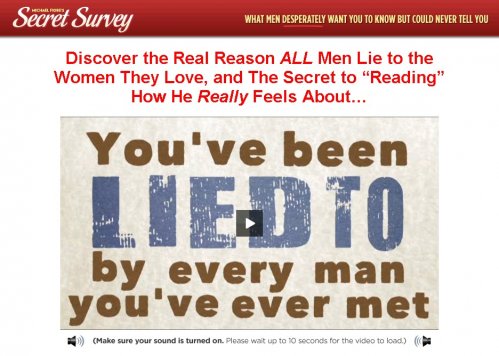 Secret Survey - The Truth About Men - Why He Lies