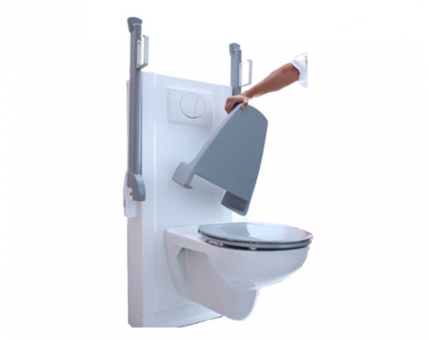 Rugsteun voor zorgtoilet - Bano Zorgbadkamers - Aangepaste badkamers - Badkamer hulpmiddelen Rugsteun voor zorgtoilet - Bano Zorgbadkamers - Aangepaste badkamers - Badkamer hulpmiddelen