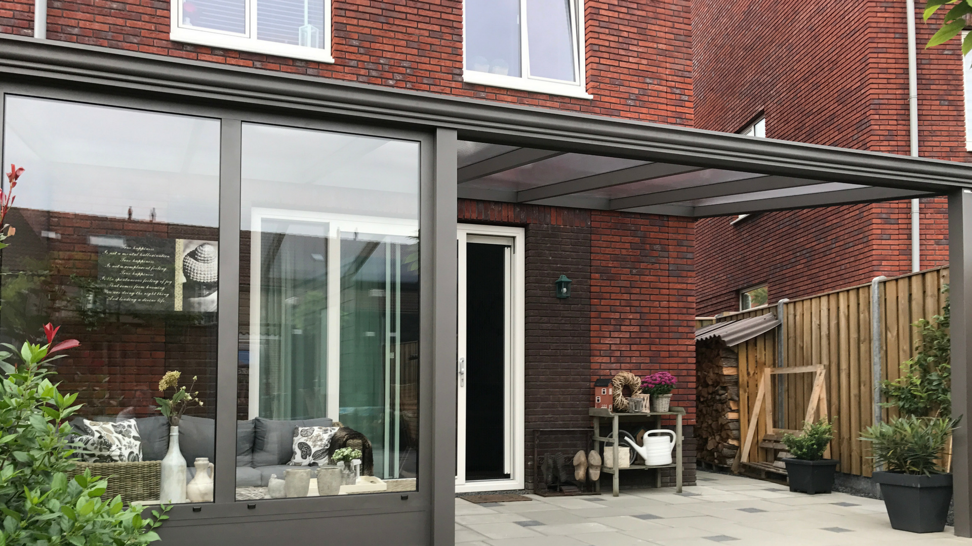 Verasol wanden van glas en polycarbonaat Verasol wanden van glas en polycarbonaat-zsm zonwering